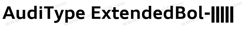 AudiType ExtendedBol字体转换
